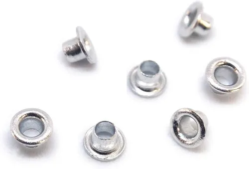 Miniatura 8 de Ojales Quicklet de aluminio de 0.118 in/1/8, álbum de recortes, cumpleaños, boda, tarjeta de felicitación de bebé, manualidades, etiqueta de Plata