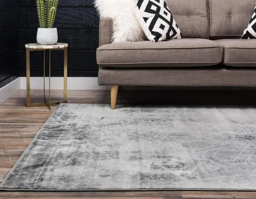 Miniatura 3 de Unique Loom Sofia Collection Alfombra de área – Rainier (2' 2" x 3' 1" Rectángulo, gris oscuro/gris)
