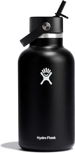 Miniatura 56 de Hydro Flask Botella de agua – Acero inoxidable aislado – Tapa flexible con popote de boca ancha, antiderrames, a prueba de fugas y recargable en 32