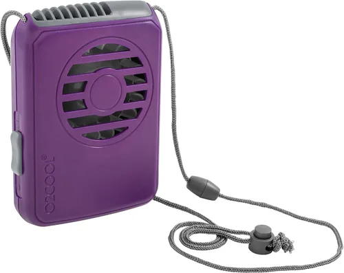 Miniatura 9 de O2COOL Ventilador de Collar Deluxe, Funciona con Pilas, para Enfriamiento Personal con Correa Ajustable (Negro)