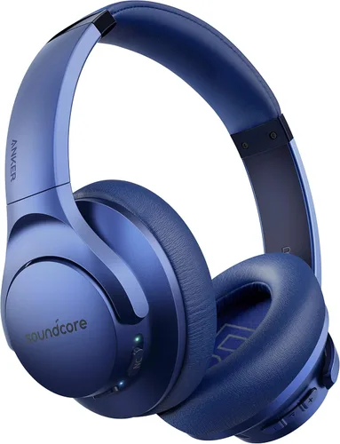 Miniatura 11 de Soundcore Anker Life Q20 Auriculares híbridos con cancelación activa de ruido, auriculares inalámbricos Bluetooth sobre la oreja, tiempo de Negro