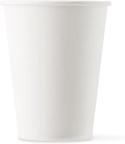 Miniatura 7 de [1000 unidades] Paquete de cosecha de 16 onzas vasos de papel desechables de una sola pared blanca – bebidas calientes agua, café, té, cacao, café