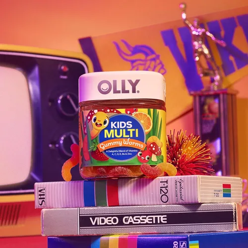 Miniatura 6 de OLLY - Gusanos de goma multivitamínicos para niños, salud general y apoyo inmunológico, vitaminas y minerales A, C, D, E, Bs y zinc, suplemento
