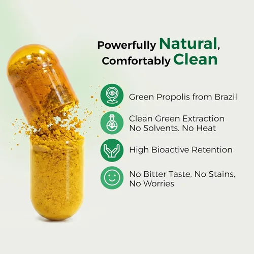 Miniatura 4 de LABO Nutrition Propóleos verdes brasileños Ultimate – Contiene > 7% o 28 mg por porción de Artepillina C y >5% de flavonoides, para apoyo