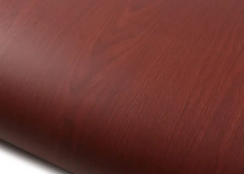 ROSEROSA Peel and Stick Faux Cherry Wood Architectural Film Self-Adhesive Vinyl Film Wallpaper Door Wrap Counter Top Border Mirror Molding Trim WD624