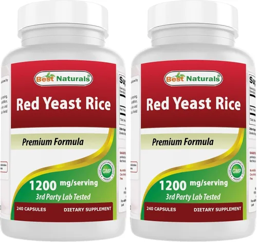 Miniatura 8 de Best Naturals Arroz de levadura roja, 1200 mg por porción, 240 cápsulas, fórmula premium, probado en laboratorio de terceros