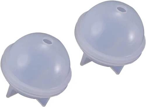 EXCEART Molde de bola de silicona de 2.36 pulgadas, moldes de esfera para resina epoxi, manualidades, decoración de pasteles, fabricación de velas,