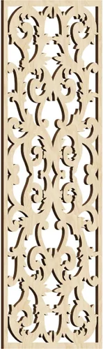 Miniatura 108 de Meadville Paneles decorativos de pared de madera con calado, 9 3/8 pulgadas de ancho x 24 3/8 pulgadas de alto x 1/4 de alto, aliso