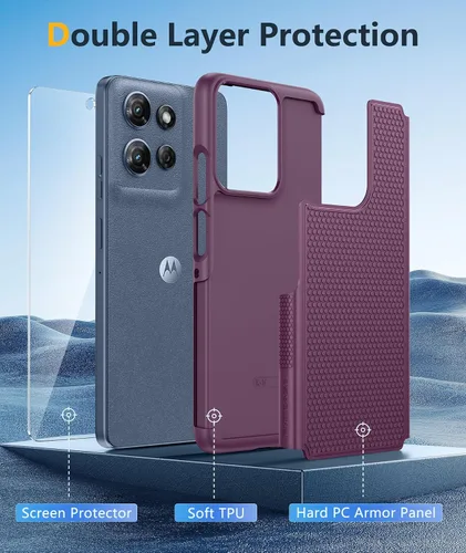 Miniatura 704 de FNTCASE Funda para iPhone 17 Pro: Fundas delgadas translúcidas de color azul claro compatibles con MagSafe, protección completa de la cámara