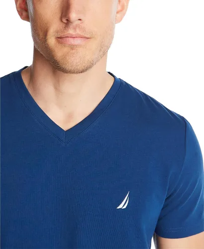 Miniatura 10 de Nautica Camiseta de manga corta con cuello en V para hombre Gris