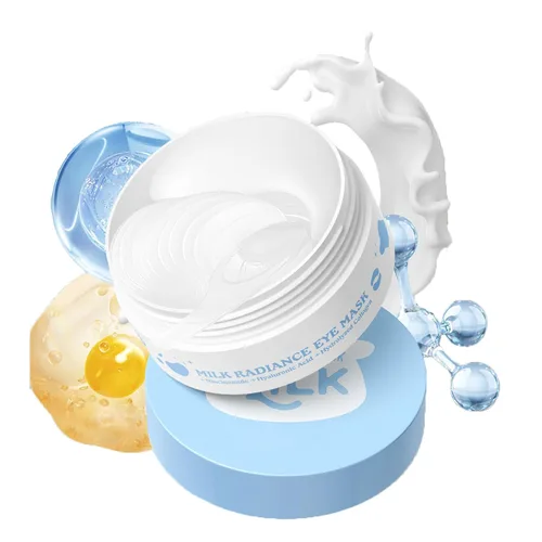 Miniatura 10 de AKARY Parches de aloe vera para ojeras, ojos hinchados y arrugas, 98% esencia de aloe y colágeno con infusión de colágeno, cuidado suavizante