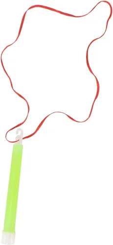 Miniatura 2 de MediTac Palillos brillantes verdes, barras de luz y broches brillantes de primera calidad de 6 pulgadas, paquete de 12 horas, 6