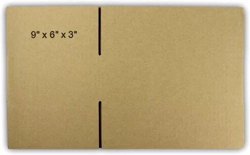 Miniatura 5 de EcoSwift 75 cajas de embalaje de la cartulina acanalada 9x6x3 que envían por correo los cartones móviles de la caja de envío