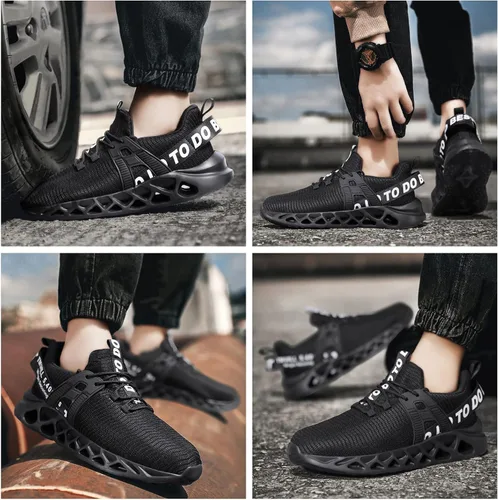 Miniatura 6 de Zapatos de punta de acero para hombres zapatos de trabajo indestructibles de seguridad para hombres zapatos ligeros a prueba de pinchazos