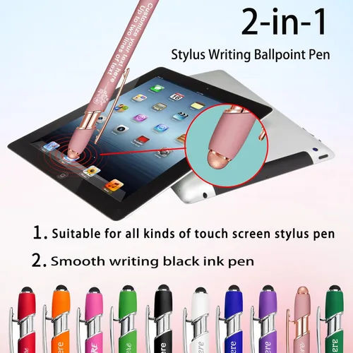 Miniatura 3 de Bolígrafos personalizados personalizados con flor de nacimiento grabada a granel con nombre, texto, logotipo, bolígrafo de metal, regalo
