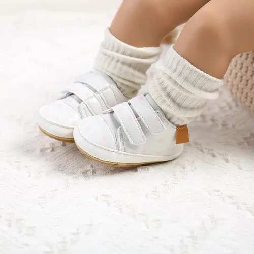 Miniatura 5 de Zapatos para bebés niños y niñas, suela de goma antideslizante, zapatos de cuna para recién nacidos, mocasines planos.