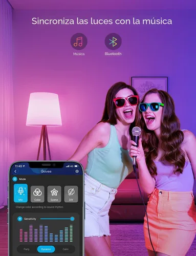Miniatura 2 de Govee Bombillas inteligentes, bombilla que cambia de color, funciona con Alexa y Google Assistant, 16 millones de colores RGBWW, bombillas LED WiFi