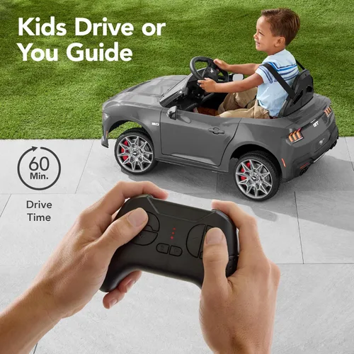 Miniatura 3 de Best Choice Products Auto Eléctrico de Paseo de 12V para Niños con Licencia Oficial de Ford Mustang con Control Parental, Luces LED, 2 Velocidades