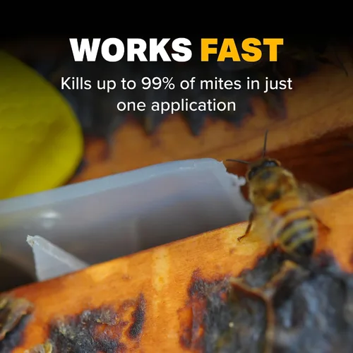 Miniatura 3 de Mann Lake Apivar 2.0 Varroa - Tiras de tratamiento de ácaros, control Varroa para primavera y otoño, longitudes de tira adaptables para múltiples