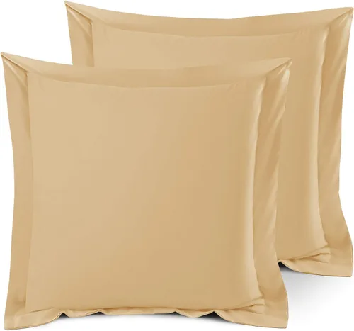 Miniatura 115 de Nestl Juego de 2 fundas tipo sham de almohada suaves - Fundas de almohada de microfibra de doble cepillado - Fundas de almohada de cama premium