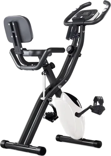 Miniatura 13 de Merax Bicicleta de entrenamiento para el hogar: bicicleta estática reclinada 2 en 1 y posiciones verticales de bicicleta de ciclismo para Azul