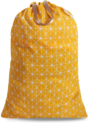 Miniatura 12 de Bolsa de lavandería extra grande con cordón y asa, bolsa de ropa sucia de viaje resistente para lavandería y hogar, forro duradero para cesta