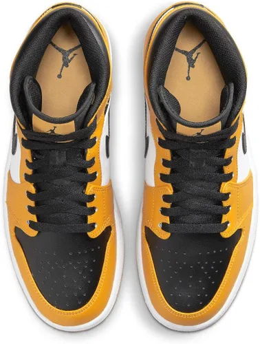 Miniatura 4 de Men's Jordan 1 Mid SE Turf OrangeBlack-White (DD6834 802)