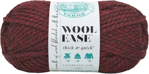 Miniatura 45 de Lion Brand Yarn - Ovillo de lana Wool-Ease Thick & Quick color fuerza aérea