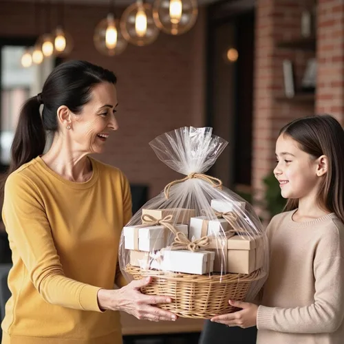 Miniatura 3 de Morepack Bolsas de celofán grandes para cestas de regalo 24x30 pulgadas Bolsas de cesta transparentes 20 piezas