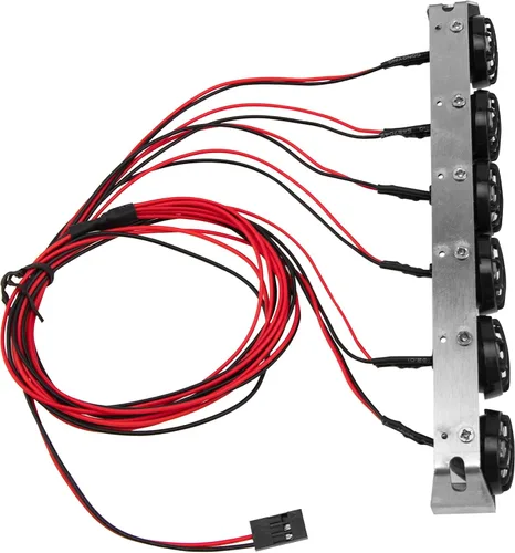 Miniatura 4 de Kit de barra de luz para techo de coche RC 1/10 compatible con Traxxas TRX-4 Axial SCX10 90046 RC4WD D90 CC01 RedCat Gen8 1/10 1/12 RC Crawler Truck