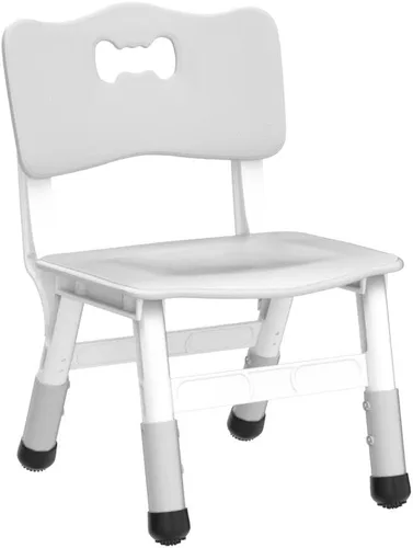 Miniatura 4 de WHY TOYS Juego de 4 sillas para niños, 3 niveles, ajustables, apilables, ideales para salas de juegos, escuelas, guarderías y hogares, lavable
