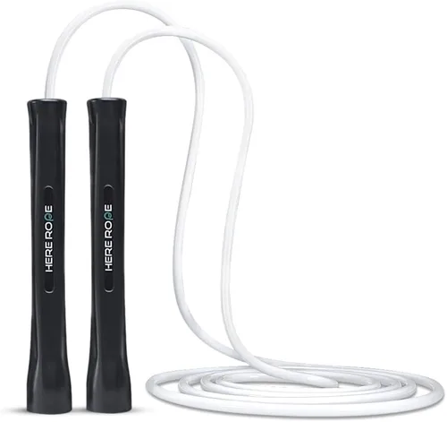 Miniatura 8 de HEREROPE Cuerda de saltar ajustable – Cuerda de saltar de PVC de 0.197 in con asas irrompibles, no se dobla, incluye 1 cuerda de repuesto