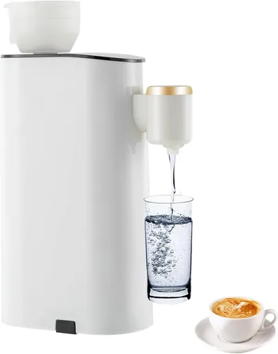 Dispensador de agua caliente instantáneo, mini dispensador de agua caliente portátil de escritorio para viajes, máquina de agua mineral embotellada