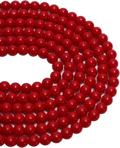 Miniatura 13 de ZH118 - Juego de 600 cuentas de vidrio de 0.394 in, hechas a mano, redondas, lisas, sueltas, cuentas kawaii, a granel para manualidades, joyería