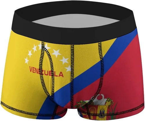 Miniatura 2 de Venezuela Flag Men's Underwear Boxer Briefs Soft No-Ride-Up Wicking Underpants