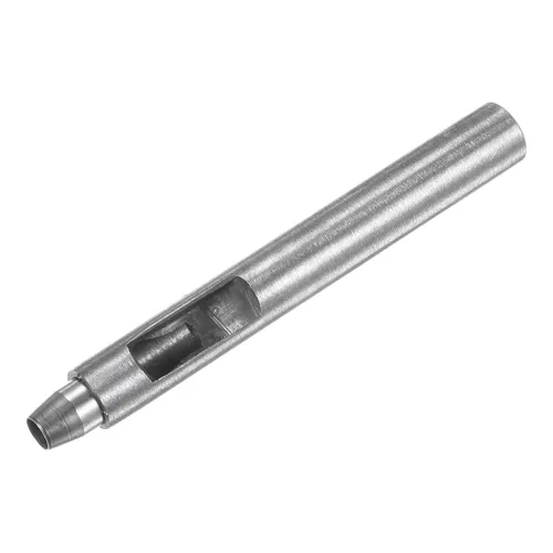Miniatura 3 de HARFINGTON Perforadora de cuero de 0.236 in, recta, redonda, con ojales, remache a presión, para cuero, artesanía, ropa, bolso, cortina de tela