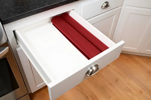 Miniatura 7 de GASARÉ, Juego de 2, Extra Grandes, Gruesos, Tapetes de Silicona para Encimera de Cocina, Tapetes Resistentes al Calor, Protector de Encimera, Rojo