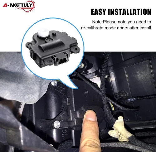 Miniatura 3 de 2 piezas de actuador de puerta de mezcla HVAC compatible con Chevy Impala 2004-2013 Corvette Malibu Buick Pontiac - Motor de puerta de mezcla