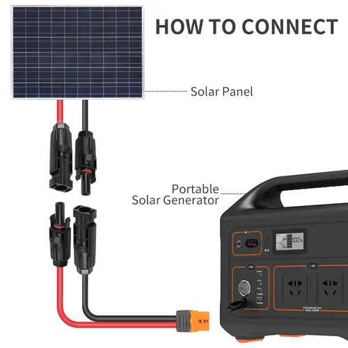 Miniatura 2 de YACSEJAO Cable de carga solar a XT60i 12AWG 1.5M enchufe solar a conector solar XT60 a XT60i-F Cable de panel solar para estación de energía