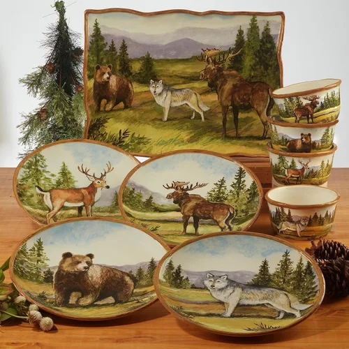Miniatura 3 de Certified International Mountain Summit - Tarro para galletas con alce 3D