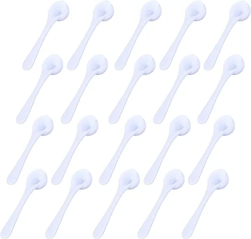 Miniatura 8 de Paquete de 10 cucharaditas medidoras, cucharas de plástico a granel para café, tarros de especias, medida precisa para cocinar y hornear, capacidad