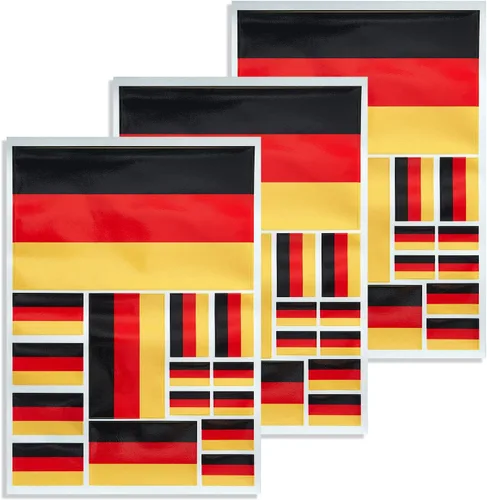 Miniatura 15 de CANTENDO Paquete de 3 calcomanías de bandera de Israel, calcomanías reflectantes de vinilo para automóvil, calcomanías impermeables para parachoques