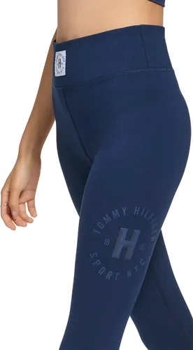 Miniatura 2 de Tommy Hilfiger Legging de punto elástico clásico tejido en la cintura para mujer