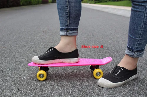 Miniatura 5 de Monopatín mini, monopatín mini cruiser para principiantes Rosado