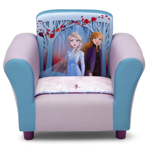 Miniatura 5 de Delta Children Juego de mesa y silla para niños con almacenamiento (2 sillas incluidas), ideal para artes, manualidades y silla tapizada, madera