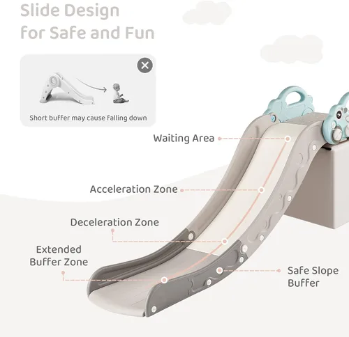 Miniatura 5 de Sofá deslizante interior para bebés y niños pequeños de Duke Baby, para niños de 1 a 3 años, accesorio adicional de sofá deslizante para cama Nugget