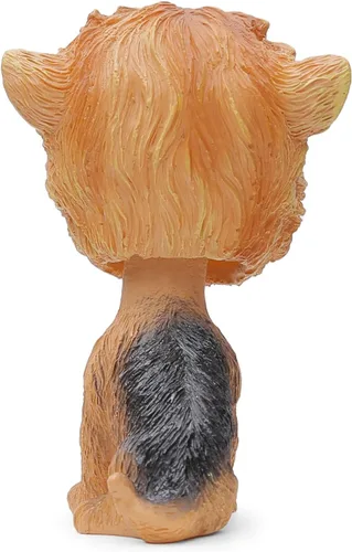 Miniatura 4 de Perros de juguete con cabeza móvil para decorar el auto (Yorkshire Terrier)