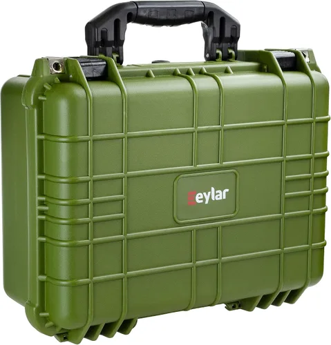 Miniatura 2 de Eylar Estuche Rígido Estándar de 16" para Equipo y Cámara, Impermeable con Espuma, Estándares TSA Verde