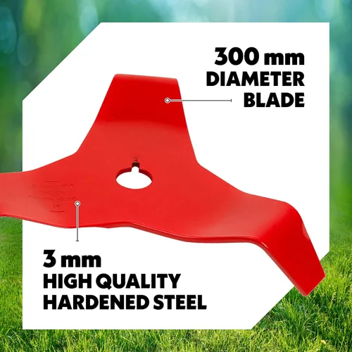 Miniatura 2 de Oregon One-For-All 295507-0 - Desbrozadora universal y hoja de sierra de limpieza 3 dientes para Stihl, Husqvarna, Mitox, Echo, Kawasaki y otras