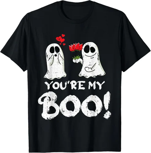 Youre My Boo - Disfraz de Halloween perezoso divertido fantasma para parejas, Negro, S